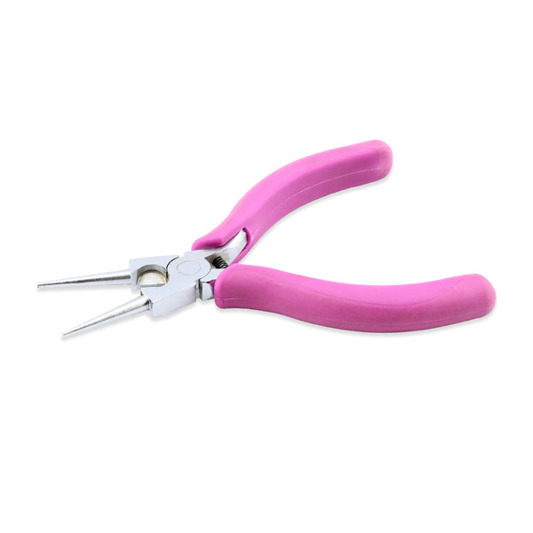 Beadalon - Econo Series Artistic Wire Round Nose Pliers - Purple Two-Tone Vinyl-Free Grips