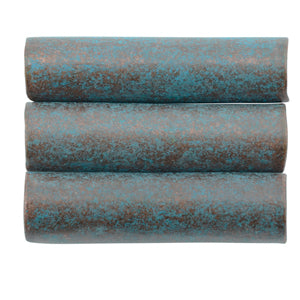 Artistic Wire, 14 Gauge / 1.60 mm / Artsy Turquoise Color, 3 ft 0.91 m / with 5 Artistic Wire Large Wire Crimp Connectors