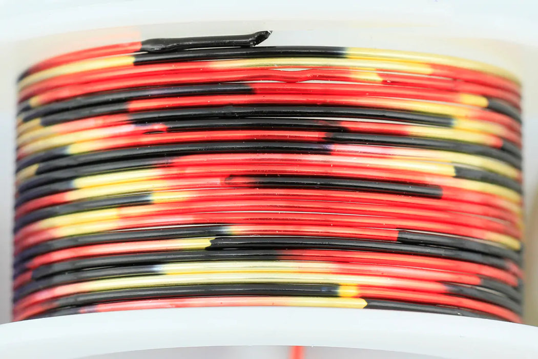 Artistic Wire - 20 Gauge (0.81 mm), Multicolor, Red, Gold, Black, 4 yd (3.6 m)