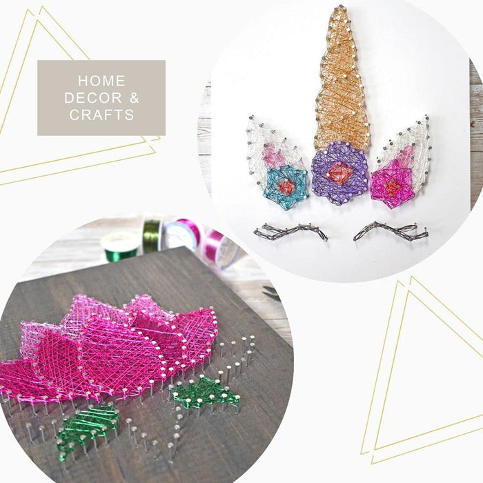 Artistic Wire, 26 Gauge / .41 mm Silver Plated Tarnish Resistant Colored Copper Craft Wire, Gold Color, 30 yd / 27.4 m