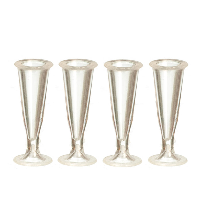 Town Square Miniatures - Champagne Flutes/ Set of 4