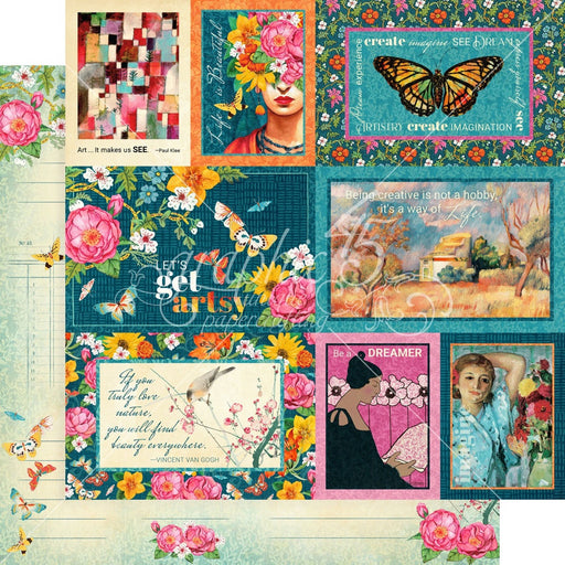 Let's Get Artsy Double-Sided Cardstock 12"X12"-Design Beauty