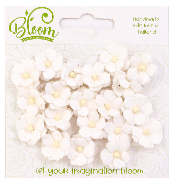 Bloom - Sweetheart Blossoms - White - 20pc