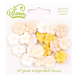 Bloom - Sweetheart Blossoms - Yellow and white - 20pc