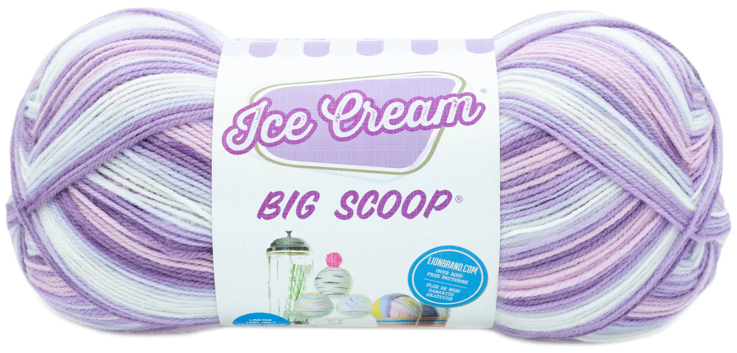 Lion Brand Ice Cream Big Scoop Yarn-Black Cherry