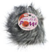 Pepperell Braiding Faux Fur Pom With Loop-Grey Wolf