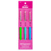 Susan Bates Steelite Soft Ergonomic Steel Crochet Hook Set-Fine - Sizes 0.9mm,1.1mm, and 1.25mm