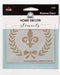 Plaid - FolkArt - Home Decor Stencil 4"x4" - Parisian Crest