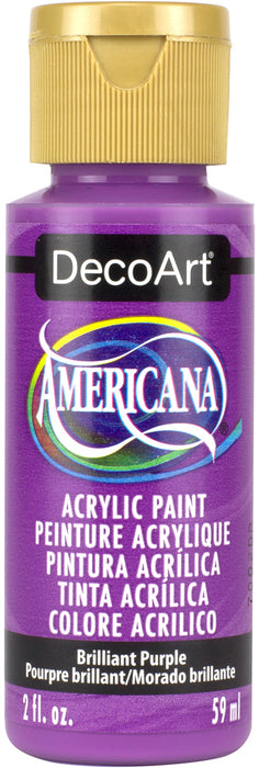 DecoArt Americana Acrylic Paint 2oz-Brilliant Purple