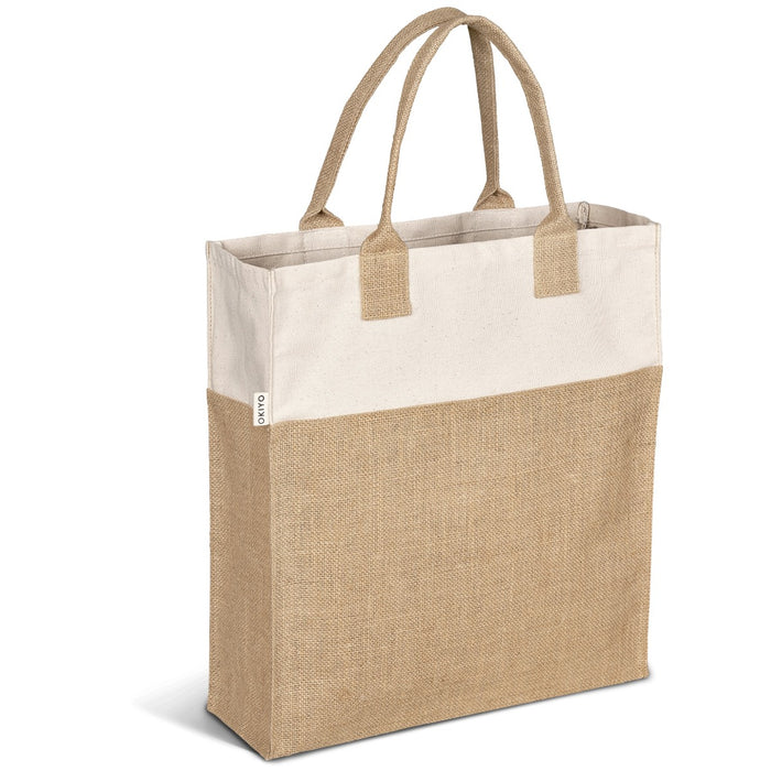 Doodles - Okiyo Atsui Jute Tote - Natural