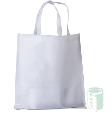 Muggit - Economy Sublimation Shopping Bag - White