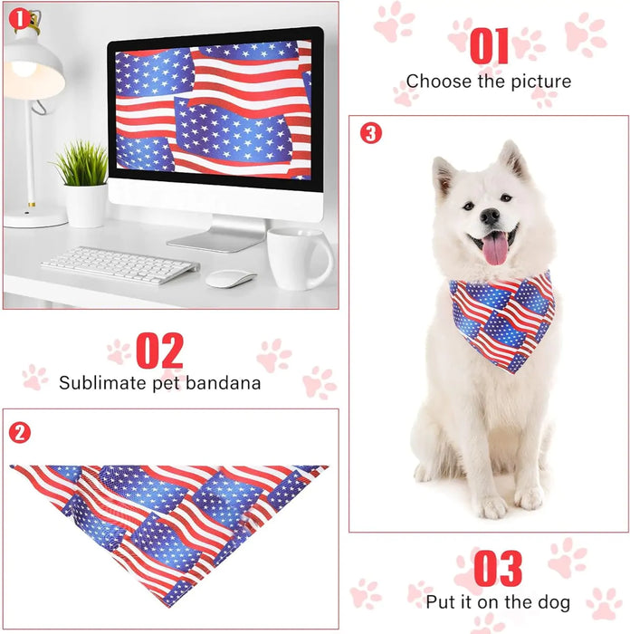 Doodles - Sublimation Blanks - Dog Triangle Bandana - 15 piece