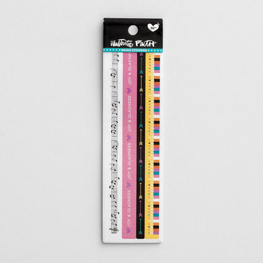 Illustrated Faith - Bright and Brave - Washi Stickers