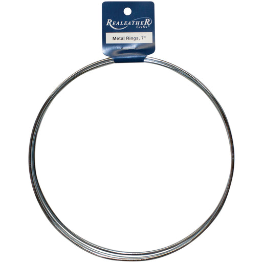 Realeather(R) Crafts Zinc Metal Rings-7" 3/Pkg