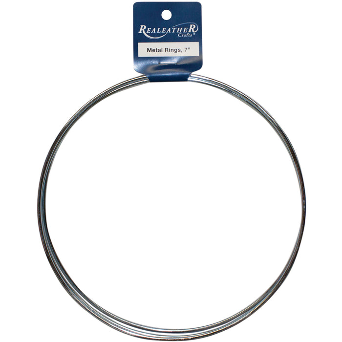 Realeather(R) Crafts Zinc Metal Rings-7" 3/Pkg