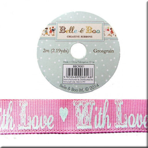 Trimcraft - Belle & Boo Collection - Creative Ribbons - With Love