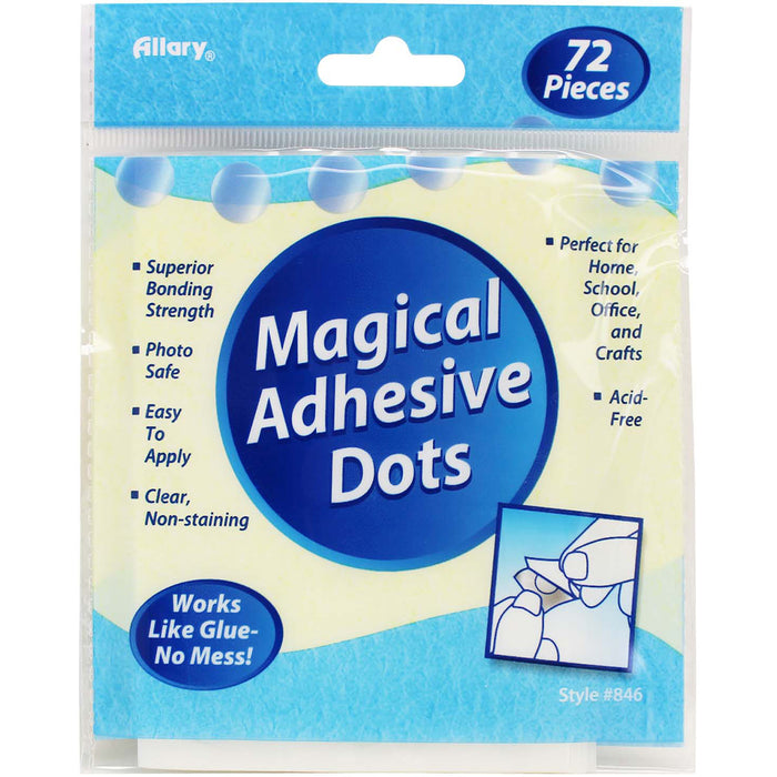 Allary Magical Adhesive Dots 72/Pkg-.5"X.5"