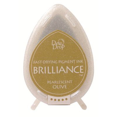 Tsukineko - Brilliance - Dew Drop - Pearlescent Olive