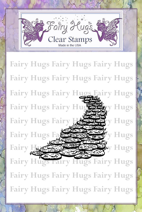 Fairy Hugs Clear Stamps-Stone Walkway