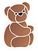 Sceptre Seven Designs - Stencils - Teddy Bear