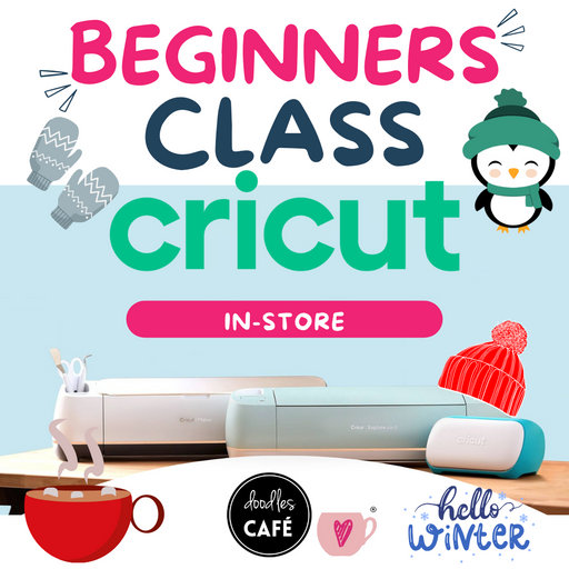 Winter Warmer Cricut Beginners Class - 1 June2024 - 9am - Doodles-Cafe Pretoria East