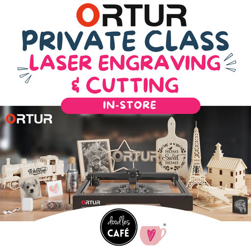 Doodles Ortur Laser Engraving & Cutting - Private Class
