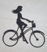 Gracie's - Lasercut - Silhouette - Lady on Bicycle