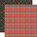 Merry Christmas Double-Sided Cardstock 12"X12"-Merry Plaid