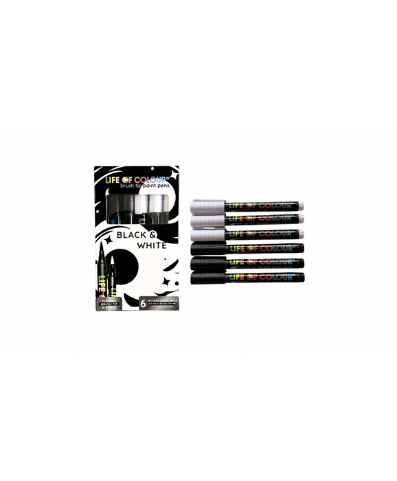 Life In Colour - New Wildflowers Acrylic Brush Pens 12pcs