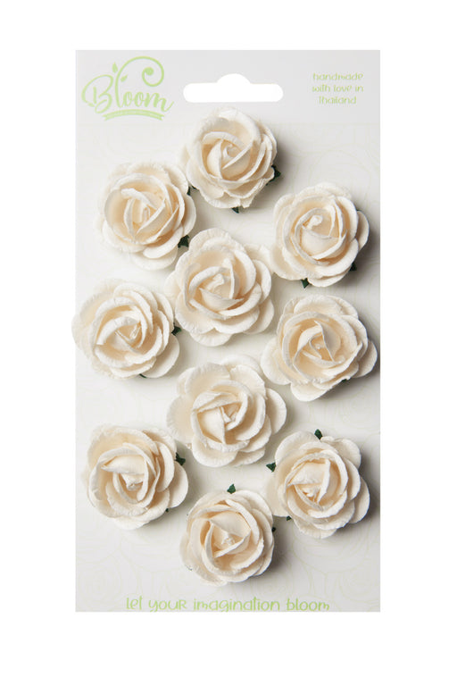 Bloom - Chelsea Roses - Ivory (10pc)