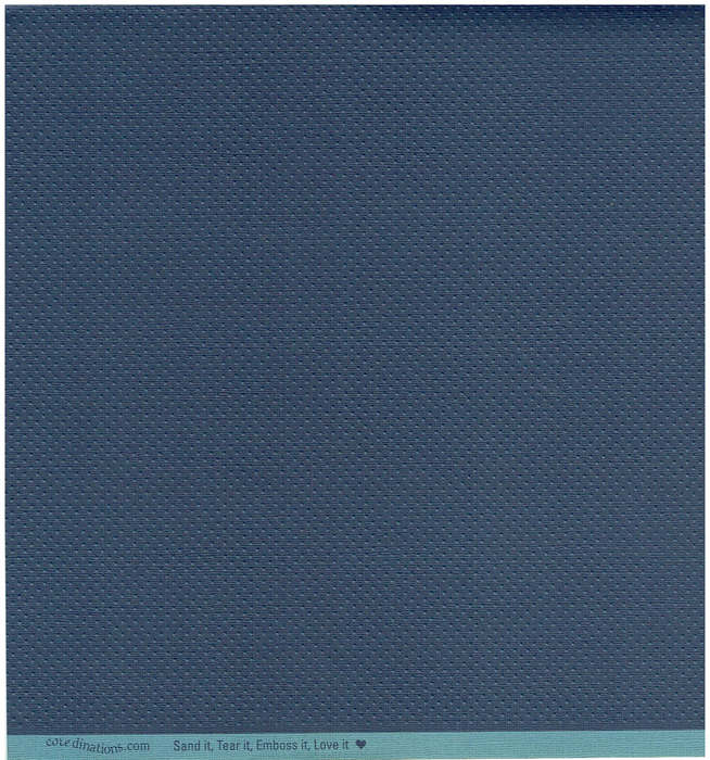 Core'dinations - Spotted Collection - Jillian Embossed Dot 12" x 12" Cardstock - Roquefort