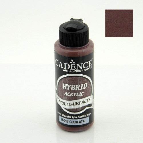 Cadence - Hybrid Acrylic Paint - Multi Surfaces & Leather - Chocolate 70ml