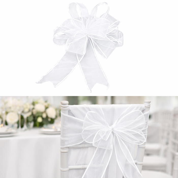 Wilton - Pull-N-Fluff Bows - White