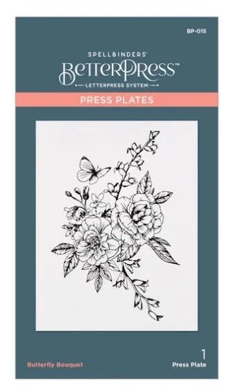 Spellbinders - Butterfly Bouquet Betterpress Plate