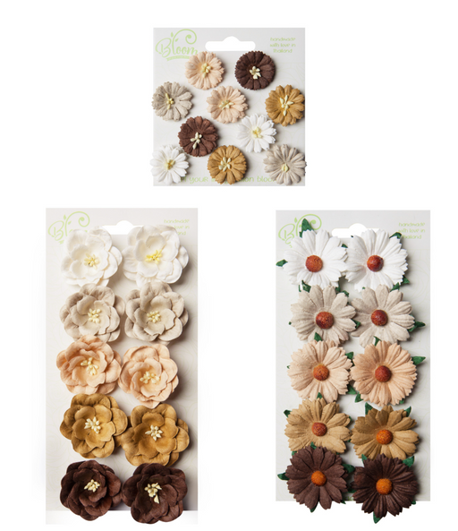 Bloom - Bulk Flowers - Earth Tones and White