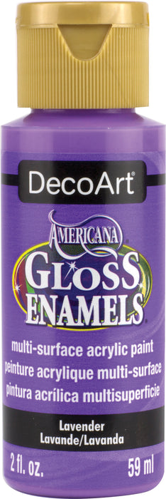 Americana Gloss Enamels Acrylic Paint 2oz - Lavender (DAG 34)