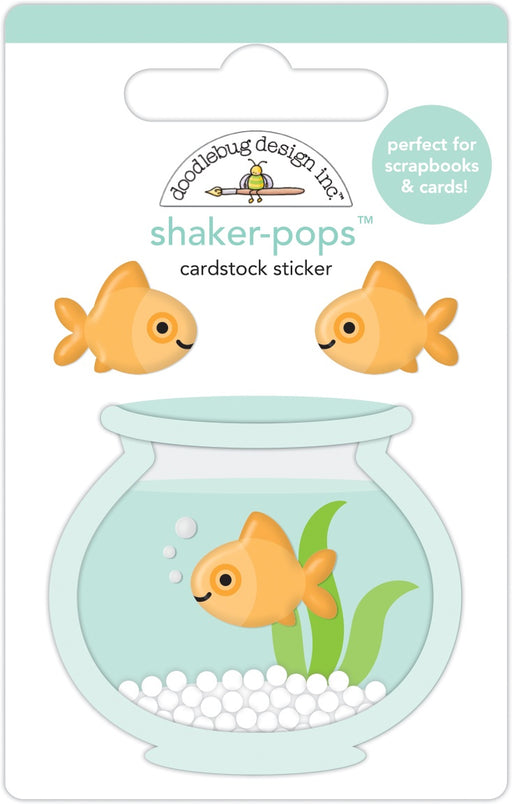 Doodlebug Shaker-Pops 3D Stickers-Fineus & Friends