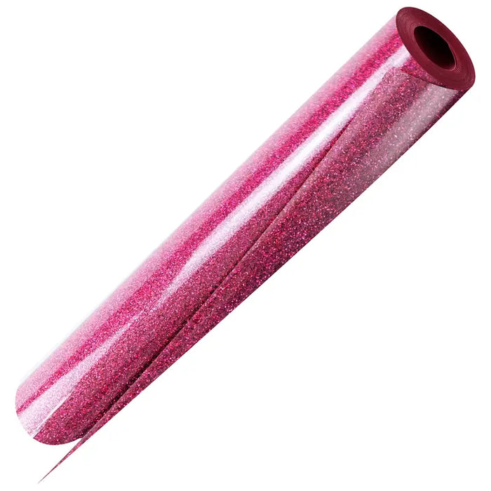 Poli-Flex Pearl Glitter - Heat Transfer - Hot Pink (1m x 25cm)