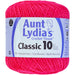 Aunt Lydia's Classic Crochet Thread Size 10-Hot Pink