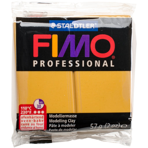 Fimo Professional Soft Polymer Clay 2oz-Ochre