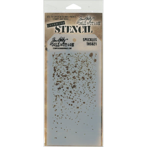 Tim Holtz Layered Stencil 4.125"X8.5"-Speckles