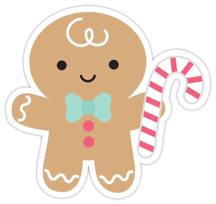 Doodlebug Sticker Doodles-Gingerbread Kisses - Gingie