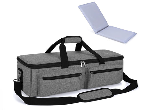 LUXJA Carrying Tote Bag - Compatible with Cricut Machines, Cameo 4 and Supplies - Grey