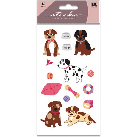 EK Success - Sticko - Stickers - Puppies