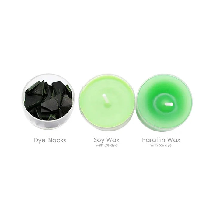 Candle Bold Color Dye Blocks - Green