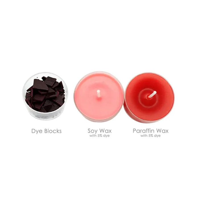 Candle Bold Color Dye Blocks - ROSE RED