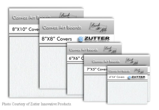 Zutter - Canvas Artboard - Covers - 8 x 8 Inches - 2Pk