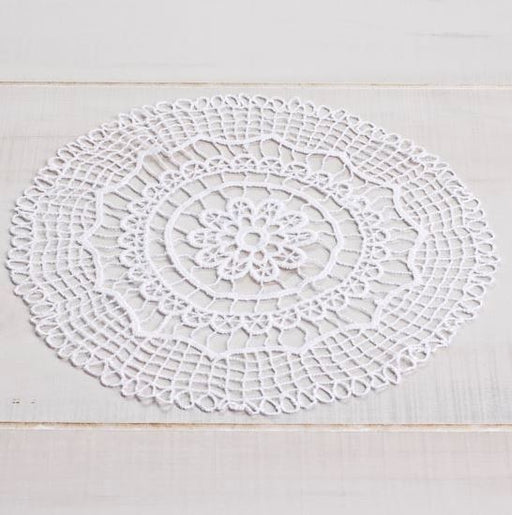 David Tutera - White Woven Doily - 1 Piece - 20.32 cm