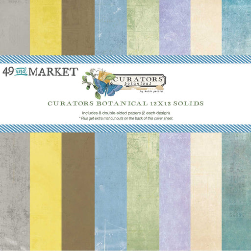 49 And Market - 12" x 12" Collection Pack - Curators Botanical Solid