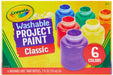 Crayola Washable Kids Paint 2oz 6/Pkg-Classic